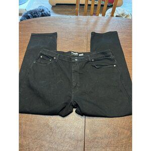 Wrangler Reserve Advanced Comfort Black Jeans 42 x 30 Made In Mexico Premium Den